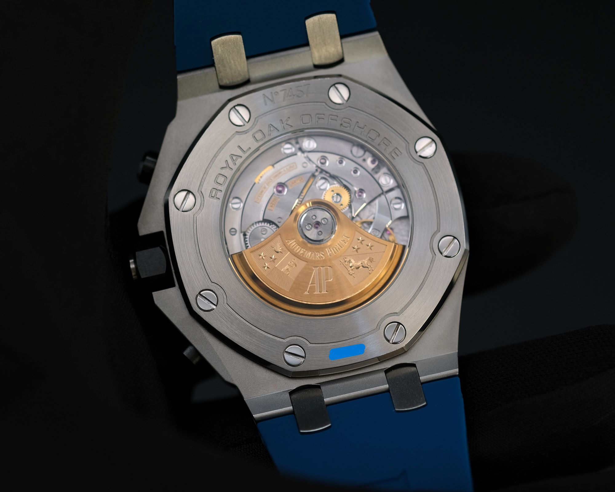 Audemars Piguet Royal Oak Offshore Chrono- 42mm- Blue Dial- 2015