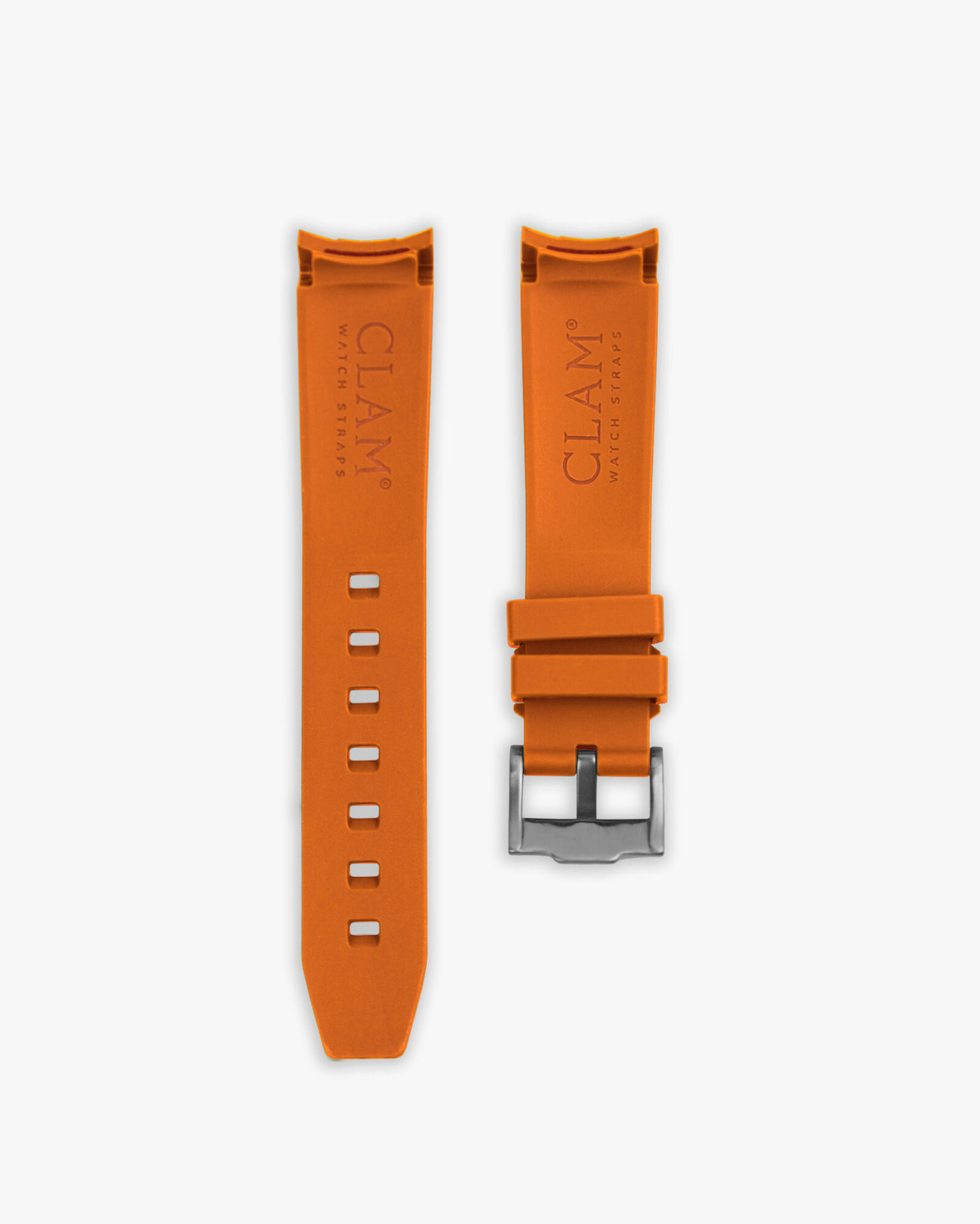 CLAM® RUBBER STRAP FOR ROLEX – AEROSPACE ORANGE – Watches of Whitby