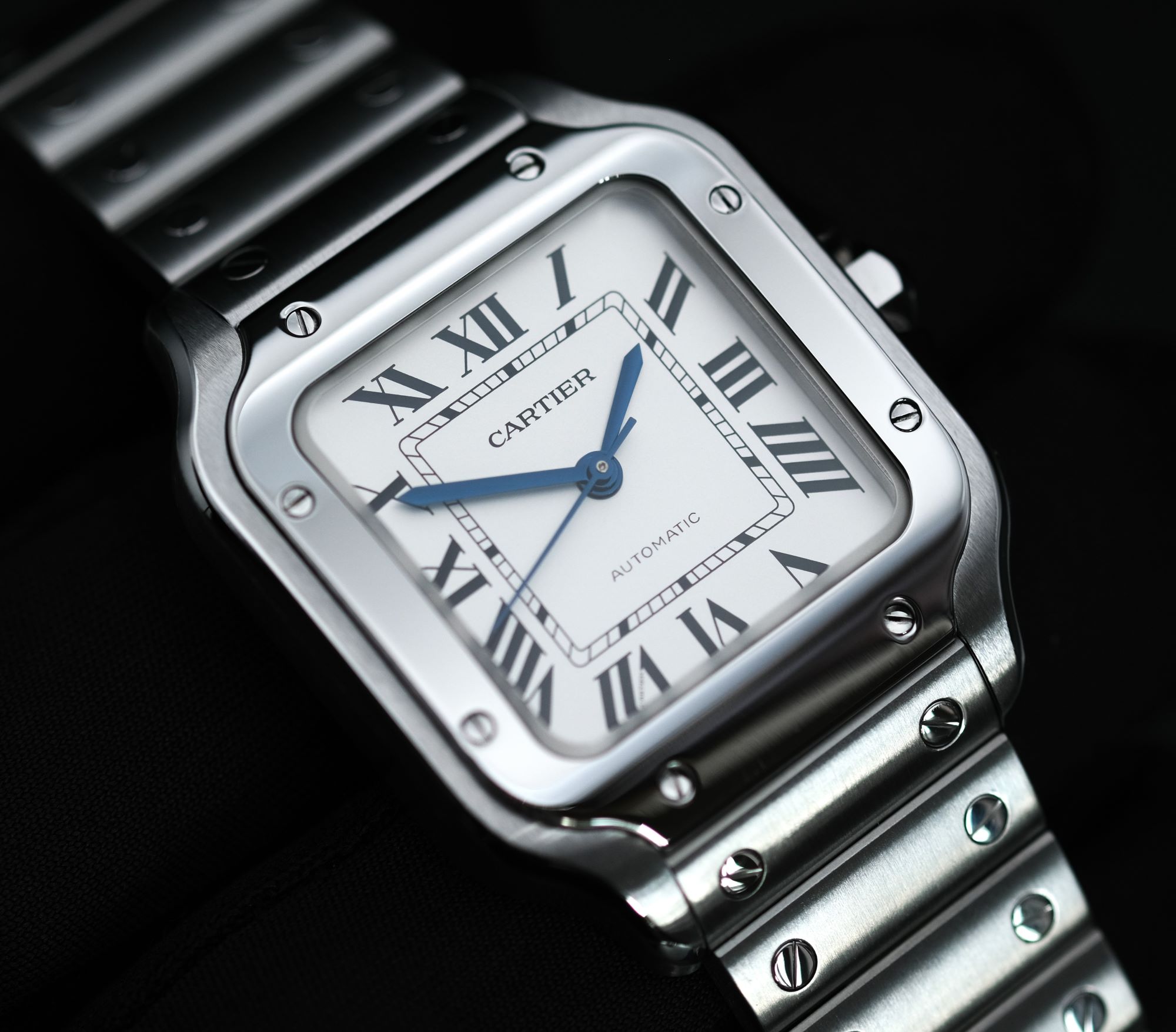 Cartier Santos- Medium- White Dial- Model- WSSA0029- 2021 Box & Papers ...