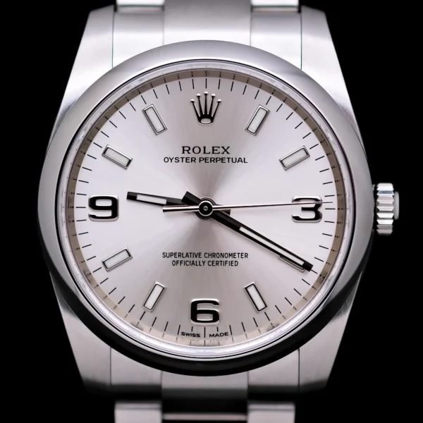 <strong>Rolex Oyster Perpetual 34</strong></br> Model Ref-114200</br> Stainless Steel</br> 2020 Box & Papers