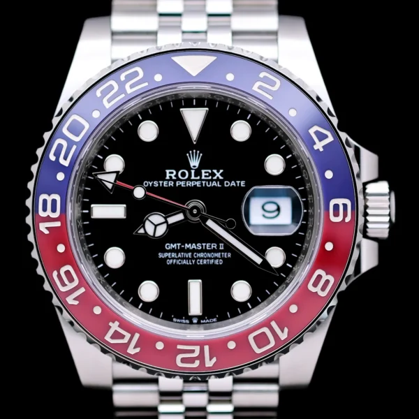 <strong>Rolex GMT-Master 2 "Pepsi" MK1 40</strong></br> Model Ref-126710BLRO</br> Stainless Steel</br> 2018 Box & Papers