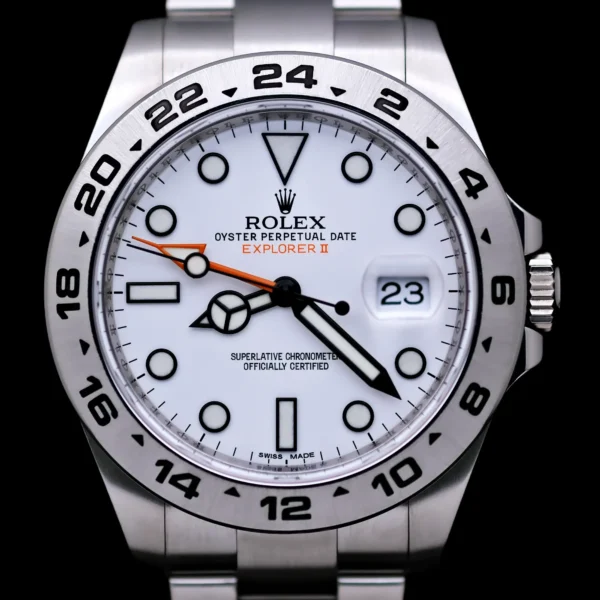 <strong>Rolex Explorer II "Polar" 42</strong></br> Model Ref-216570</br> Stainless Steel</br> 2011 Box & Papers