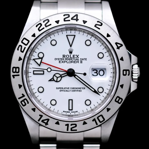 <strong>Rolex Explorer II "Polar" 40</strong></br> Model Ref-16570</br> Stainless Steel</br> 2010 Box & Papers PLUS Extras