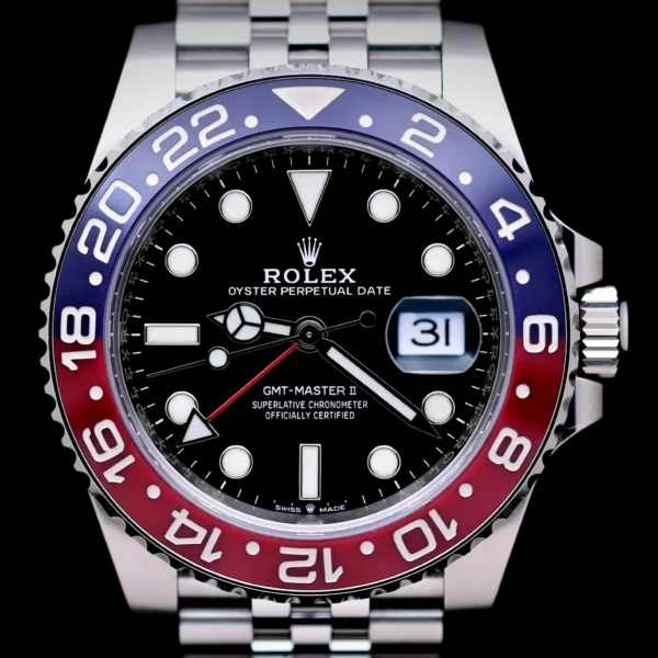 <strong>Rolex GMT-Master 2 "Pepsi" 40</strong></br> Model Ref-126710BLRO</br> Stainless Steel</br> 2024 Box & Papers