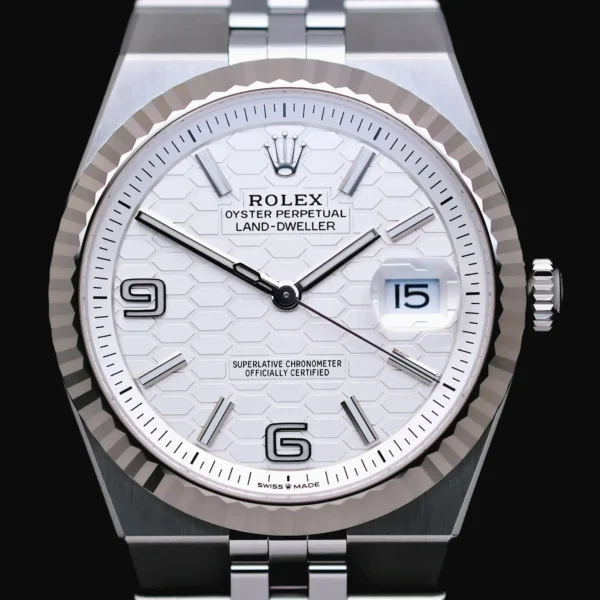 <strong>Rolex Land-Dweller 40</strong></br> Model Ref-127334</br> Stainless Steel</br> 2025 Box & Papers