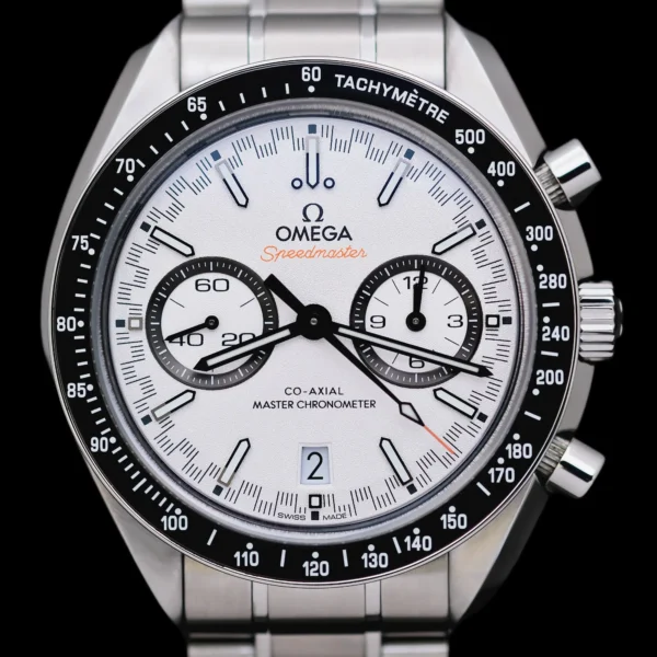 <strong>Omega Speedmaster Racing 44</strong></br> Model Ref-32930445104001 </br> Stainless Steel</br> 2022 Box & Papers