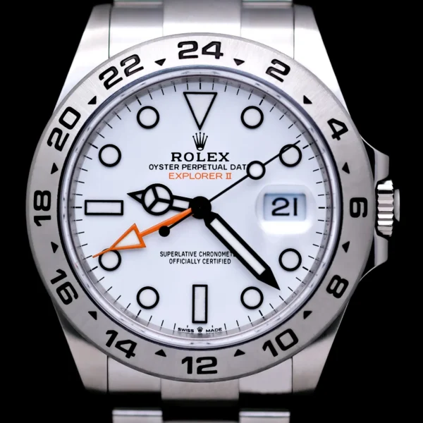 <strong>Rolex Explorer II "Polar" 42</strong></br> Model Ref-226570</br> Stainless Steel</br> 2024 Box & Papers