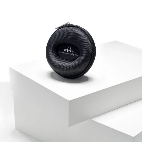 Luxury Shell Watch Travel Case- Black