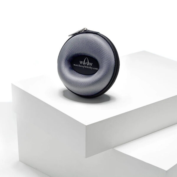 Luxury Shell Watch Travel Case- Grey