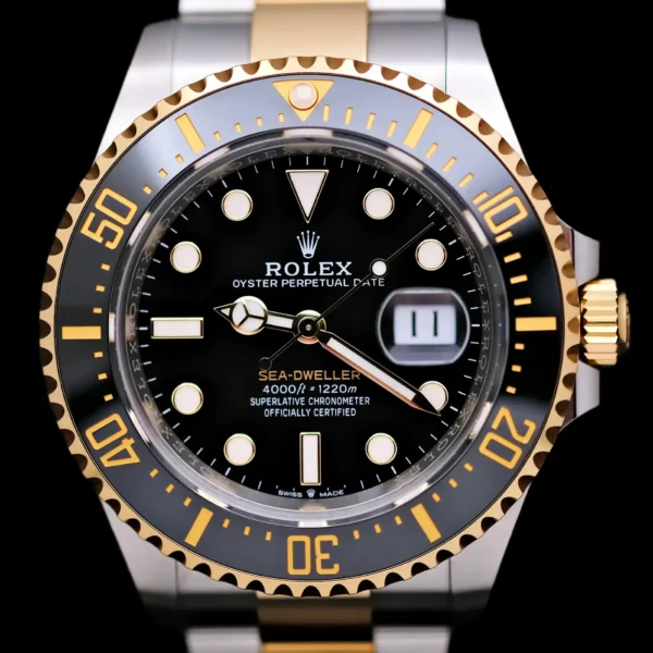 <strong>Rolex Sea-Dweller 43</strong></br> Model Ref-116600</br> Yellow Gold & Steel</br> Oct 2023 Box & Papers