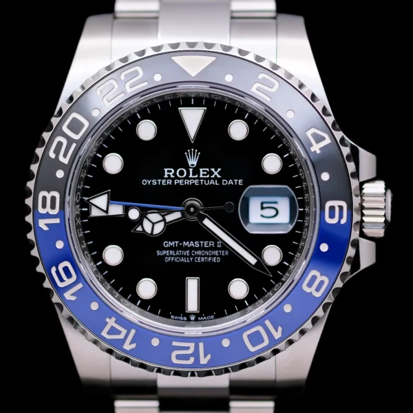 <strong>Rolex GMT-Master 2 "Batman" 40</strong></br> Model Ref-126710BLNR</br> Stainless Steel</br> 2024 Box & Papers