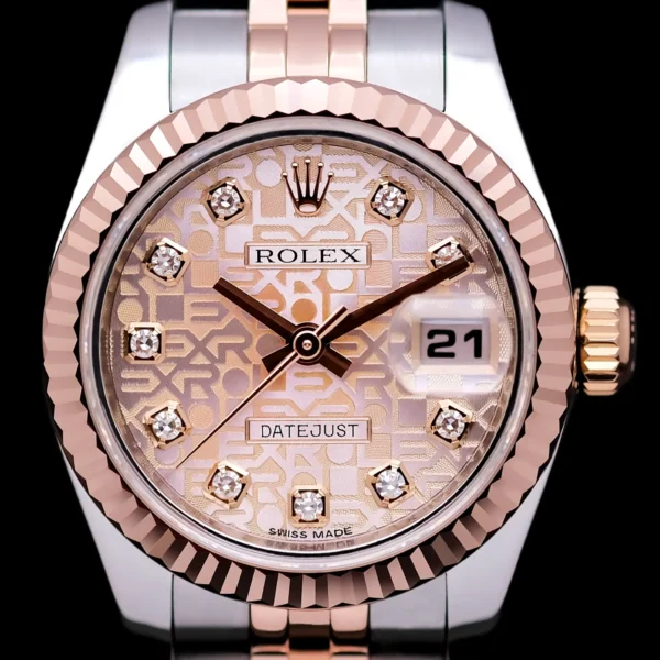 <strong>Rolex Lady Datejust 26</strong></br> Model Ref-179171</br> Rose Gold & Steel</br> 2010 Box & Papers