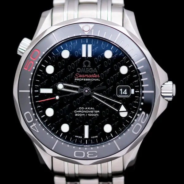 <strong>Omega Seamaster "Bond 007" 41</strong></br> Model Ref-21230412001005</br> Stainless Steel</br> 2012 Box & Papers