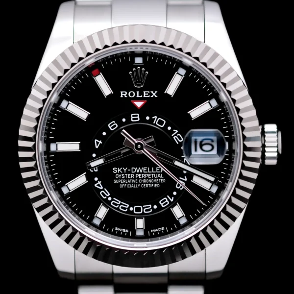 <strong>Rolex Sky-Dweller 42</strong></br> Model Ref-326934</br> Stainless Steel</br> Dec 2019 Box & Papers