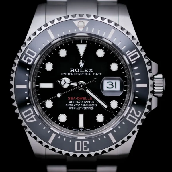 <strong>Rolex Sea-Dweller Red 43</strong></br> Model Ref-126600</br> Stainless Steel</br> 2020 Box & Papers