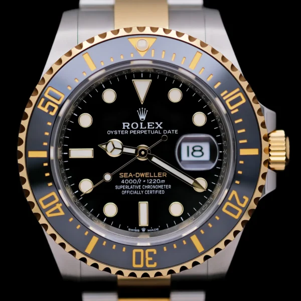 <strong>Rolex Sea-Dweller 43</strong></br> Model Ref-126603</br> Yellow Gold & Steel</br> 2020 Box & Papers