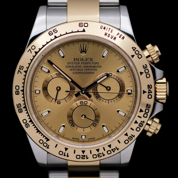 <strong>Rolex Daytona 40</strong></br> Model Ref-116503</br> Yellow Gold & Steel</br> 2019 Box & Papers