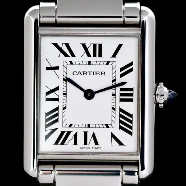<strong>Cartier Tank Large </strong></br> Model Ref-WSTA0052</br> Stainless Steel</br> 2022 Box & Papers