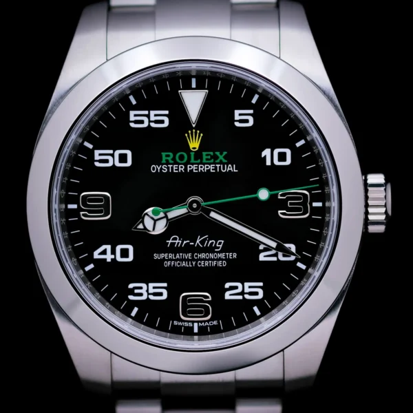 <strong>Rolex Air-King "Bloodhound" 40</strong></br> Model Ref-116900</br> Stainless Steel</br> 2018 Box & Papers