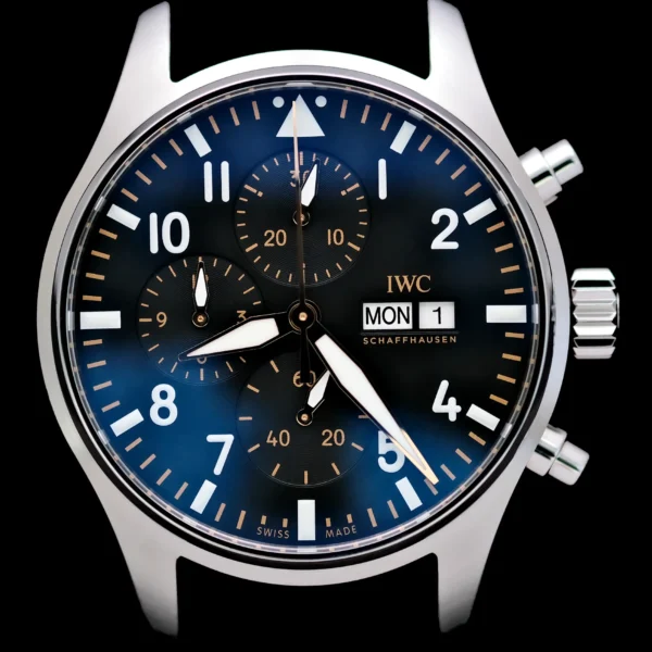 <strong>IWC Pilot Chrono 43 </strong></br> Model Ref- IW378009 </br> Stainless Steel</br> 2025 Box & Papers