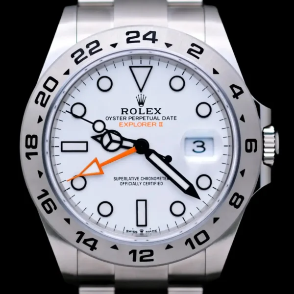 <strong>Rolex Explorer II "Polar" 42</strong></br> Model Ref-226570</br> Stainless Steel</br> 2025 Box & Papers