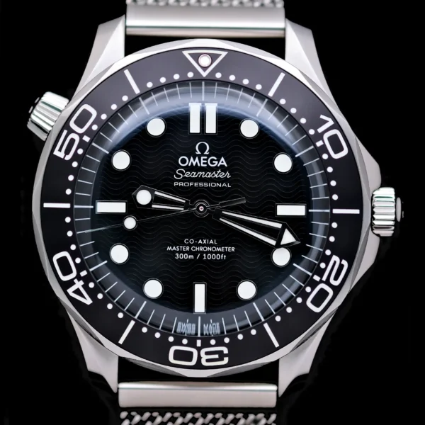 <strong>Omega Seamaster 42</strong></br> Model Ref-21030422001010</br> Stainless Steel</br> Dec 2024 Box & Papers