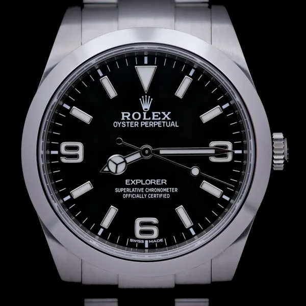 <strong>Rolex Explorer 39</strong></br> Model Ref-214270</br> Stainless Steel</br> 2020 Box & Papers