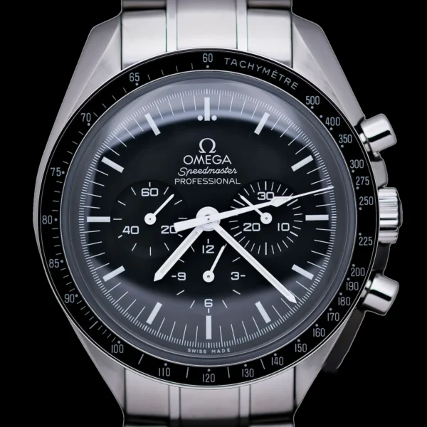 <strong>Omega Speedmaster Moonwatch 42 </strong></br> Model Ref- 31130423001005 </br> Stainless Steel</br> 2016 Box & Papers