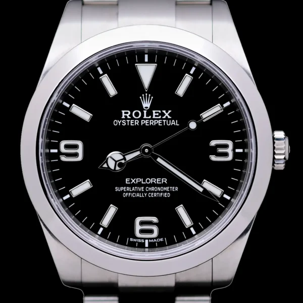 <strong>Rolex Explorer 39</strong></br> Model Ref-214270</br> Stainless Steel</br> 2020 Box & Papers