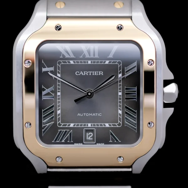 <strong>Cartier Santos Large 40 </strong></br> Model Ref-W2SA0030</br> Yellow Gold & Steel</br> Dec 2025 Box & Papers