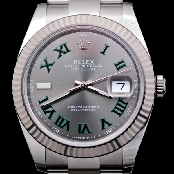 <strong>Rolex Datejust "Wimbledon" 41</strong></br> Model Ref-126334</br> Stainless Steel</br> 2020 Box & Papers