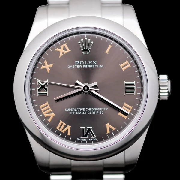 <strong>Rolex Oyster Perpetual "Grey" 31</strong></br> Model Ref-177200</br> Stainless Steel</br> 2018 Box & Papers
