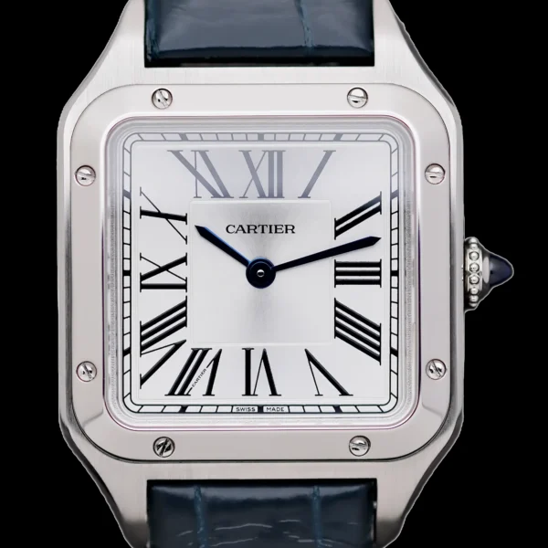 <strong>Cartier Santos Dumont Small 27</strong></br> Model Ref-WSSA0086</br> Stainless Steel</br> 2026 Box & Papers