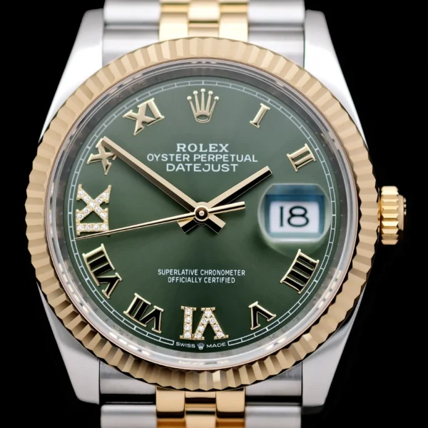 <strong>Rolex Datejust 36</strong></br> Model Ref-126233</br> Yellow Gold & Steel</br> 2026 Box & Papers