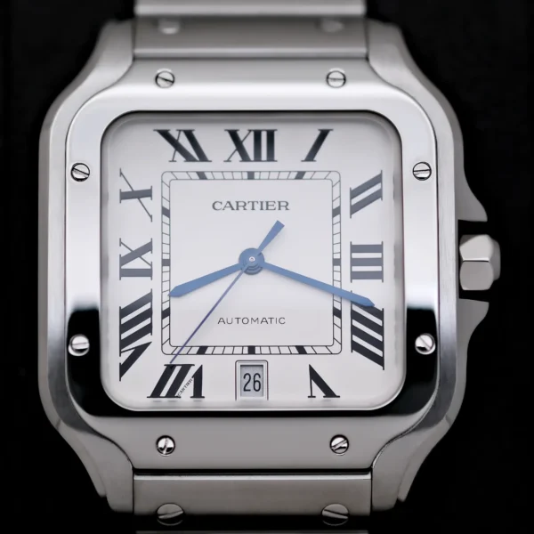 <strong>Cartier Santos Large 40 </strong></br> Model Ref-WSSA0018</br> Stainless Steel</br> 2025 Box & Papers